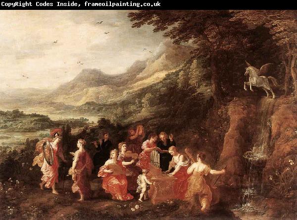 Joos de Momper Helicon or Minervas Visit to the Muses